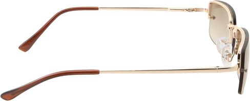grinderPUNCH Small Slim 90's Popular Nineties Rectangular Sunglasses Clear Rimless Eyewear in Kuwait