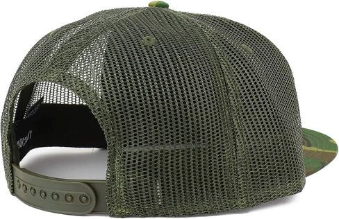 Armycrew Oversize XXL Blank Camouflage Flatbill Mesh Snapback Cap in Kuwait