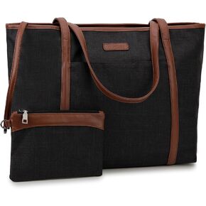 VX VONXURY Laptop Tote Bag for Women,Large Teacher Bag Work Bag fit 15.6 Inch Computer
