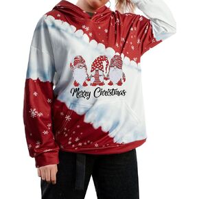 FAYALEQ Christmas Sweatshirt Merry Shirts for Women Christmas Tree Pullover Casual Graphic Print long Sleeve Tops…