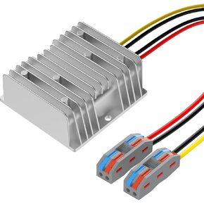 DC-DC 36V 48V Buck to 24V 20A 480W Voltage Regulator Buck Converter Golf Cart Speed Reducer Power Converter Waterproof Module Transformer Automotive Truck Vehicle Marine Transformer