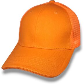 The Celly Plug Hunting & Fishing Orange Trucker Hat Snapback, Baseball Cap Men Women, Breathable Mesh, Adjustable in Kuwait