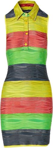 Theophilio Rasta Printed Backless Mini Dress in Saudi Arabia