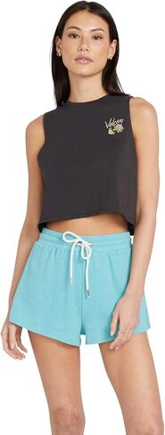شورت Volcom النسائي Lived in Lounge Fleece (مقاس عادي وكبير) in Kuwait