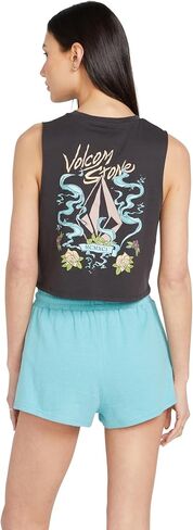شورت Volcom النسائي Lived in Lounge Fleece (مقاس عادي وكبير) in Kuwait