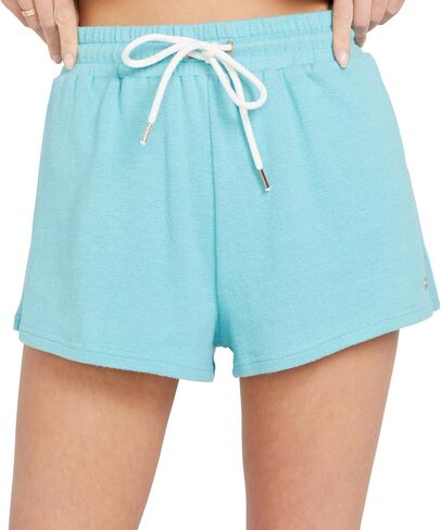 شورت Volcom النسائي Lived in Lounge Fleece (مقاس عادي وكبير) in Kuwait