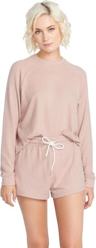 شورت Volcom النسائي Lived in Lounge Fleece (مقاس عادي وكبير) in Kuwait