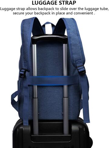 OMOUBOI Laptop Backpack for Women Travel Backpack College Backpack Men14 Inch 20L Casual Backpack Waterproof Kids Backpack for School,Travel, Work, Business - Black… in Kuwait