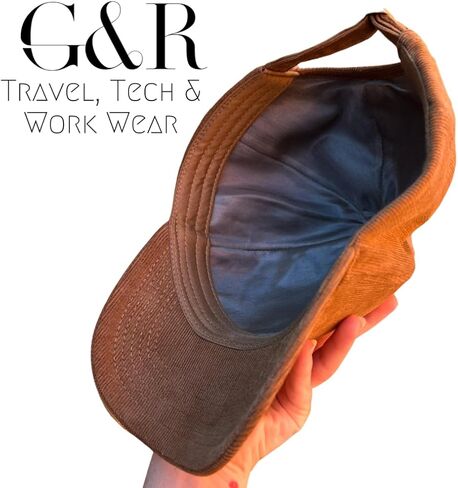 Gracie & Roo، غطاء حماية من حجب المجالات الكهرومغناطيسية، Shield Wi-Fi، 5G، السفر والتكنولوجيا، مبطن بالفضة، قابل للتعديل، قبعة سروال قصير. in Kuwait