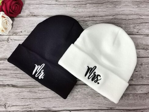 Hepandy Mr and Mrs Beanie Hats for Men Women in Kuwait