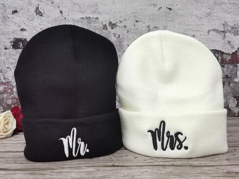Hepandy Mr and Mrs Beanie Hats for Men Women in Kuwait