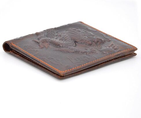 محفظة جلدية جديدة من Medifier Dragon Design لبطاقة الائتمان ومحفظة للهوية وجيوب محفظة قابلة للطي in Kuwait