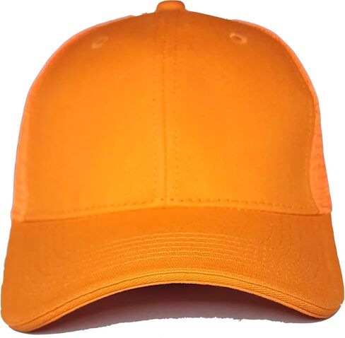 The Celly Plug Hunting & Fishing Orange Trucker Hat Snapback, Baseball Cap Men Women, Breathable Mesh, Adjustable in Kuwait