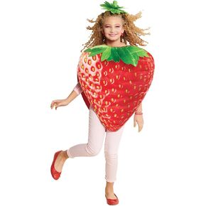 Seasons Halloween Costume Children Strawberry Costume Fruit Costume (3-5T,18W X 21L), Red, Small in Kuwait
