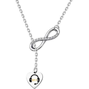 UJIMS Dispatcher Necklace 911 Operator Thank You Gift for Dispatcher Emergency Operator Responder Jewelry