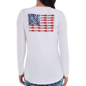 قميص Guy Harvey نسائي طويل الأكمام للحماية من الشمس in Kuwait