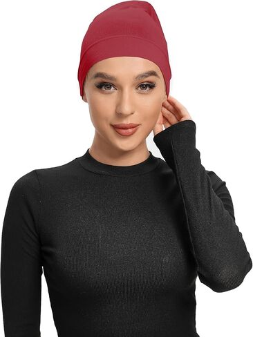 4 قطع الحجاب Undercap الحجاب Underscarf قبعة الحجاب للنساء in Kuwait