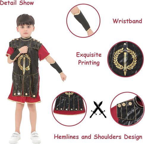 زي Funivals للأولاد لكرنفال الهالوين، بدلة للأولاد للعب الأدوار مع الملحقات in Kuwait