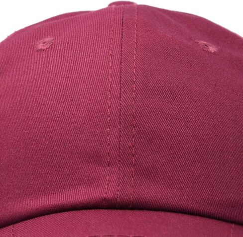 DALIX Youth Childrens Cotton Cap Plain Hat Black Khaki Navy Pink Red White in Kuwait