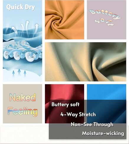 شورت يوجا ناعم للسيدات من LegEnd مكون من قطعتين - شورت عالي الخصر للجري والجري 3 بوصة/ 8 بوصة مع جيوب in Kuwait