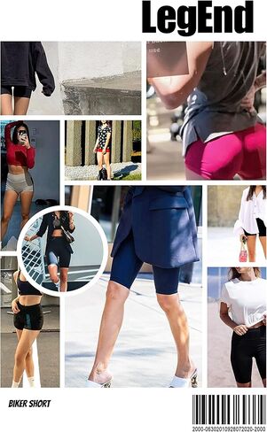 شورت يوجا ناعم للسيدات من LegEnd مكون من قطعتين - شورت عالي الخصر للجري والجري 3 بوصة/ 8 بوصة مع جيوب in Kuwait