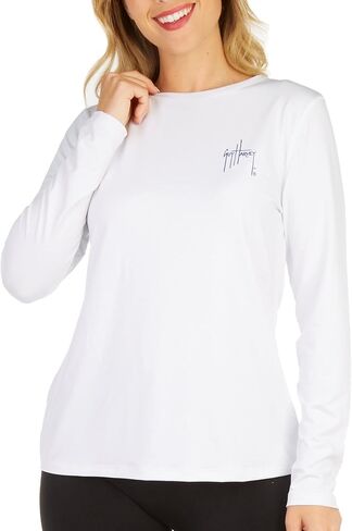 Guy Harvey Women's Graphic Long Sleeve Sun Protection Top in Saudi Arabia