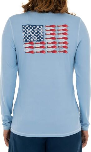 Guy Harvey Women's Graphic Long Sleeve Sun Protection Top in Saudi Arabia