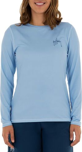 Guy Harvey Women's Graphic Long Sleeve Sun Protection Top in Saudi Arabia