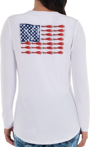 قميص Guy Harvey نسائي طويل الأكمام للحماية من الشمس in Kuwait