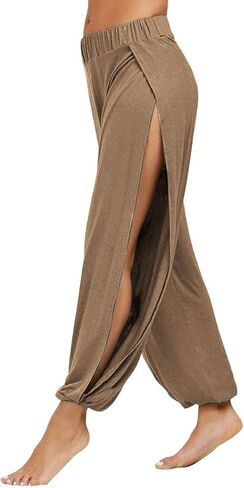 سراويل حريم نسائية من fitglam تغطي الشاطئ، سراويل يوجا مشقوقة، ملابس سباحة، ملابس سباحة، أغطية للسباحة in Kuwait