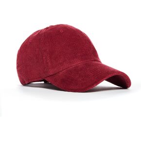 Plaid Suede Women's Men's Corduroy Casual Everyday Baseball Cap with Adjustable Straps Stylish Vintage Sun Cap for Everyday