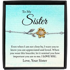 هدية إلى أختي، سوار من الفضة الإسترليني ومرصع بأحجار عباد الشمس المرصعة بالزركون الزركونيوم هدية للأخت in Kuwait