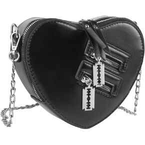LUI SUI Women Red Heart Purse Cute Love Heart Shape Shoulder Handbag Girls Evening Clutch Bag Chain Purse in Kuwait