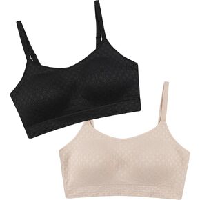 حمالة صدر نسائية لاسلكية ذات تغطية كاملة من Playtex Us4p31، عبوتان، مقاسات S-3x، M+-XL+ in Kuwait