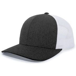 Pacific Headwear Heather Trucker Snapback Cap