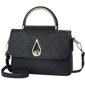 Covelin Women's Small Leather Handbag Tote Shoulder Crossbody Bag