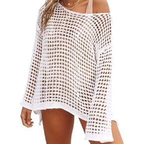 Bashafo Beach Coverup for Women Bathing Suit Coverup Long Sleeve Beach Cover Up in Saudi Arabia
