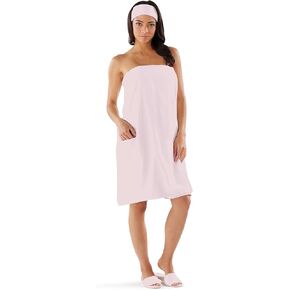 Boca Terry Women's Spa Wrap - Microfiber - White - XXL