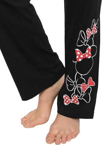 Disney Womens Lounge Pants Minnie Mouse Pajama Bottoms in Saudi Arabia