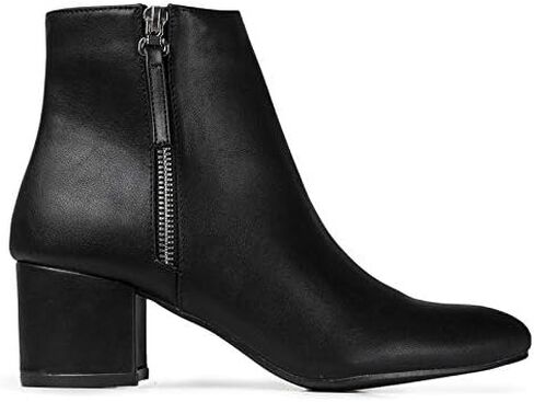 J. Adams Zuma Ankle Bootie – Closed Pointed Toe Low Block Heel Zip Up Boot in Kuwait