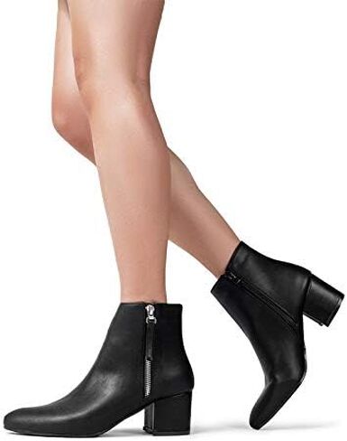 J. Adams Zuma Ankle Bootie – Closed Pointed Toe Low Block Heel Zip Up Boot in Kuwait