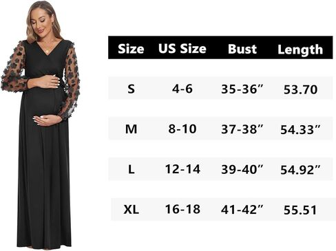 فستان حمل بأكمام من الدانتيل من بيوتي مع حزام، فستان طويل للأمومة مكشكش برقبة على شكل حرف V لحفل استقبال المولود الجديد وضيوف حفل الزفاف in Kuwait