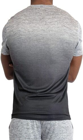 تي شيرت Alive الرجالي ذو الملابس النشطة بأكمام قصيرة وأعلى أداء للتمرين وقصة ضيقة قابلة للتمدد وسريع الجفاف ورياضي Dri Fit in Kuwait