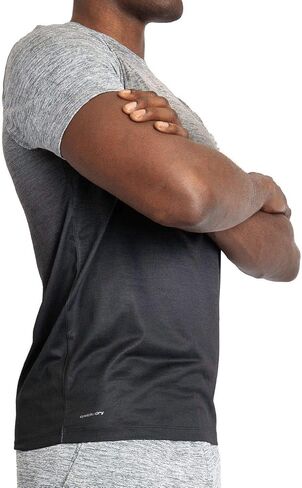 تي شيرت Alive الرجالي ذو الملابس النشطة بأكمام قصيرة وأعلى أداء للتمرين وقصة ضيقة قابلة للتمدد وسريع الجفاف ورياضي Dri Fit in Kuwait