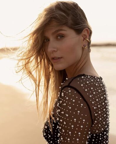 Women Sexy Pearl See Through Long Sleeve Crop Tops Mesh Sheer Rhinestone Blouse Shirts Party Clubwear in Kuwait