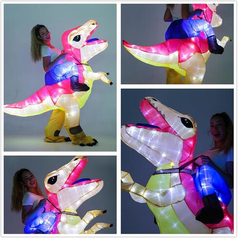 Adult Inflatable Costumes T-rex Dinosaur Rider, Hallowen Blow Up in Saudi Arabia