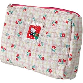 QUORAZIA Kawaii Kitty Makeup Bag,Cute Kitty Cat Cosmetic Bag Travel Toiletry Bag,Kitty Travel Portable Makeup Bag for Girls and Women (Red) in Saudi Arabia