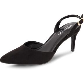 حذاء نسائي من CUSHIONAIRE بتصميم Petula Sling Back Dress + إسفنج يحتفظ بالشكل، متوفر بعرض واسع in Kuwait