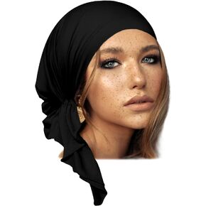 ShariRose Headscarves for Women Pre-tied Bandana Soft Cotton Head Wear Headcover Chemo Cancer Tichel Friendly over 30 Colors!