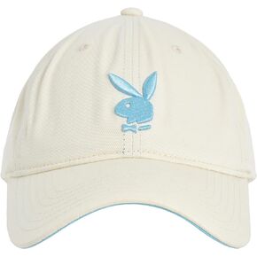 Concept One Playboy Dad Hat, Cotton Twill Adjustable Baseball Cap with Curved Brim